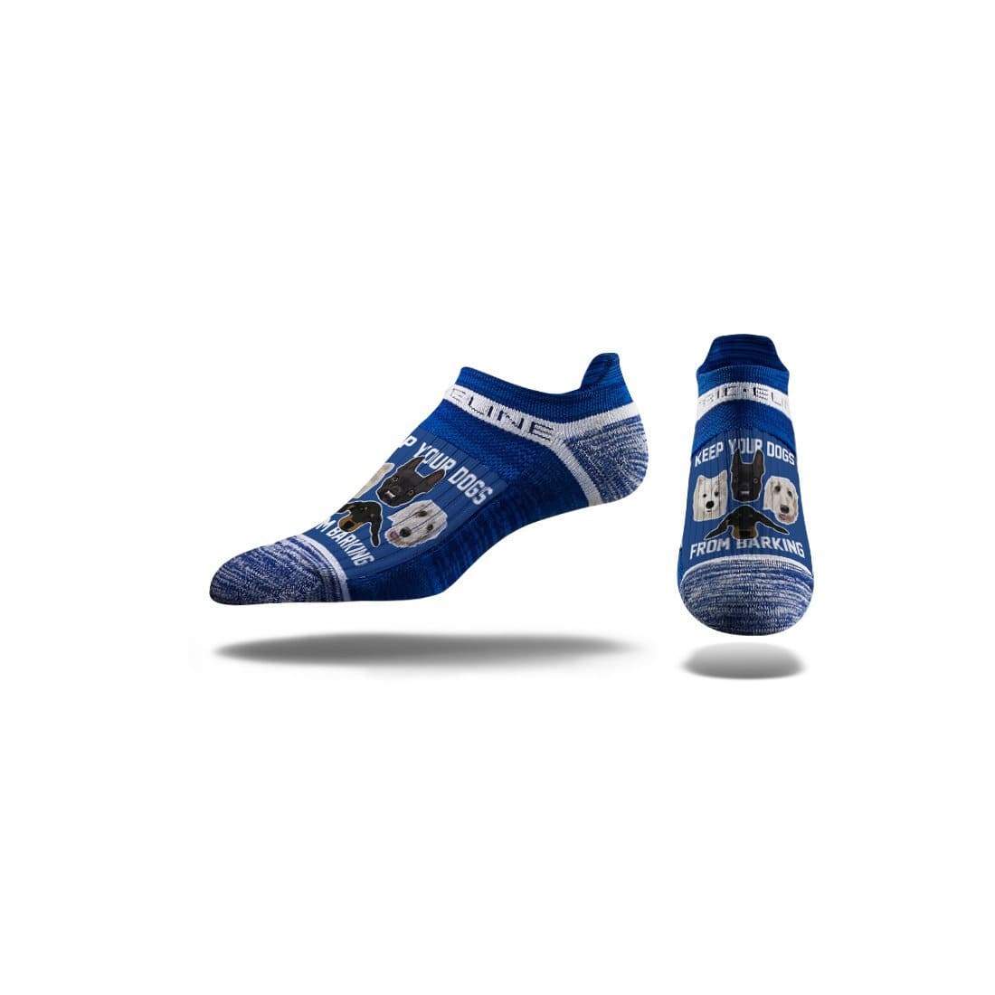 Royal / Ankle Custom Custom Printed Premium Socks