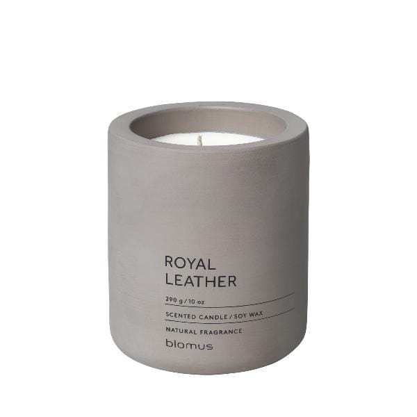 Royal Leather Custom Concrete Candle