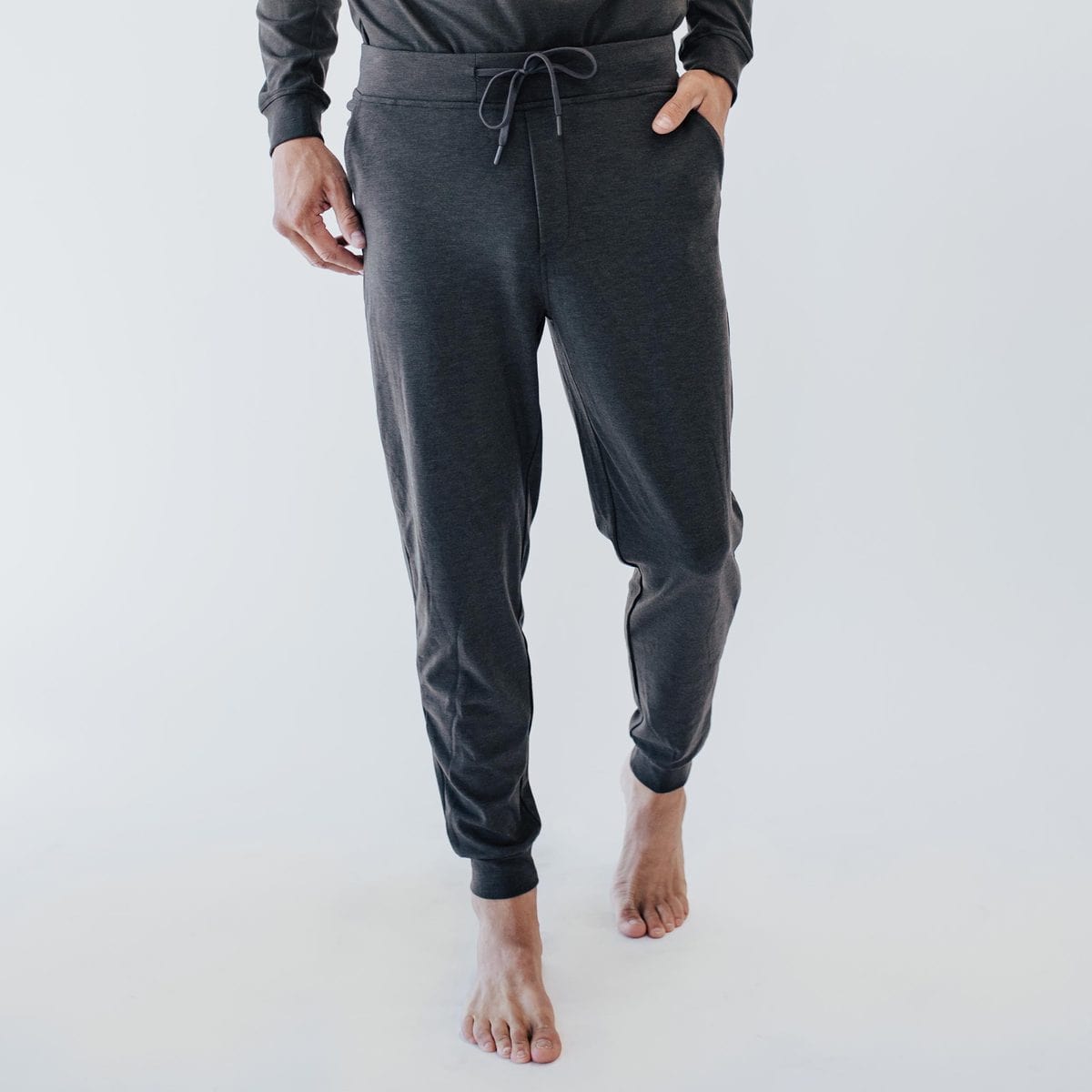 Cozy Earth Women's Bamboo Jogger Pant - Tall - Charcoal XL