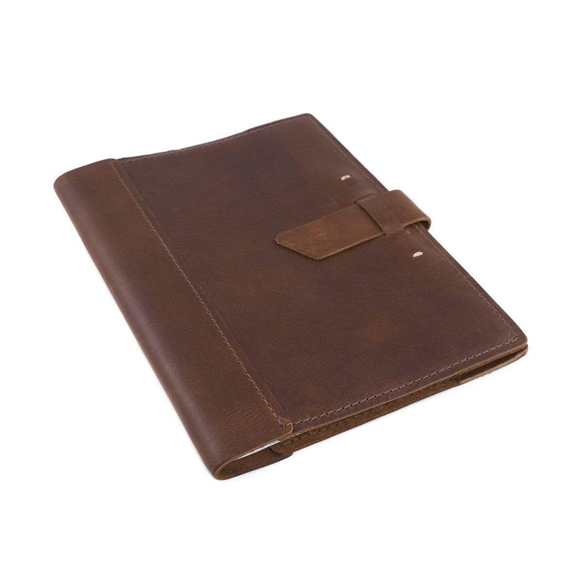 Saddle Custom Large Leather Composition Cover