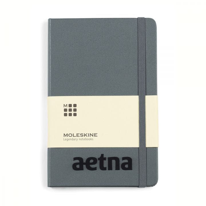 Slate Grey / Medium Custom Moleskine Hard Cover Ruled Notebook