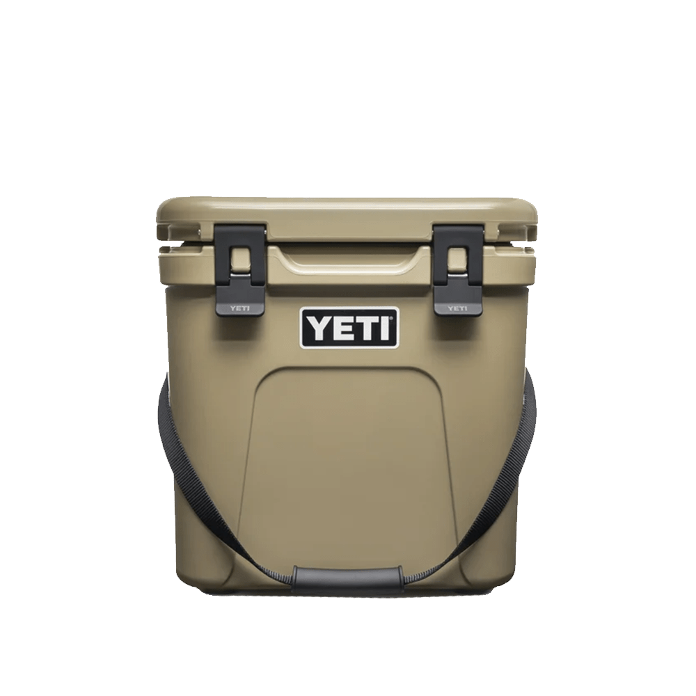 Tan Custom YETI Roadie 24 Hard Cooler