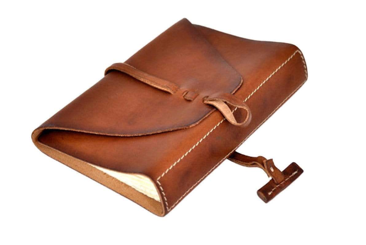 Terra Custom Medium Vachetta Leather Handmade Journal