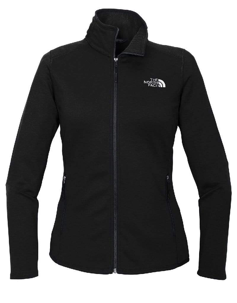 TNF Black / SM Custom The North Face Ladies Skyline Full-Zip Fleece Jacket