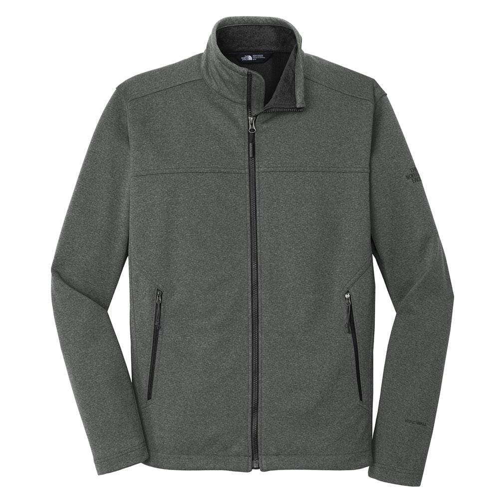 TNF Dark Grey Heather / SM Custom The North Face Ridgeline Soft Shell Jacket
