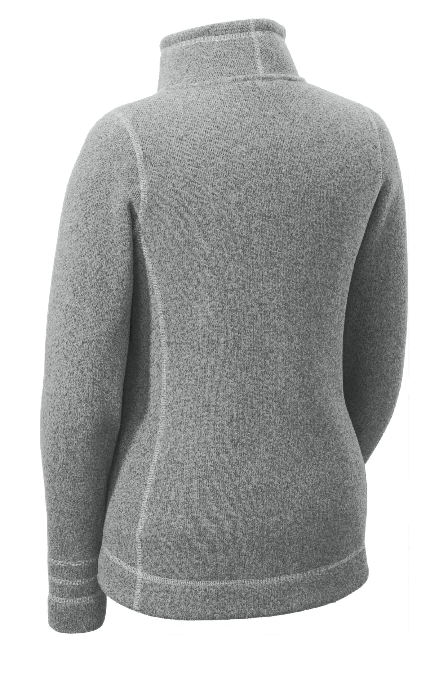 TNF Medium Grey Heather / SM Custom The North Face Ladies Sweater Fleece Jacket