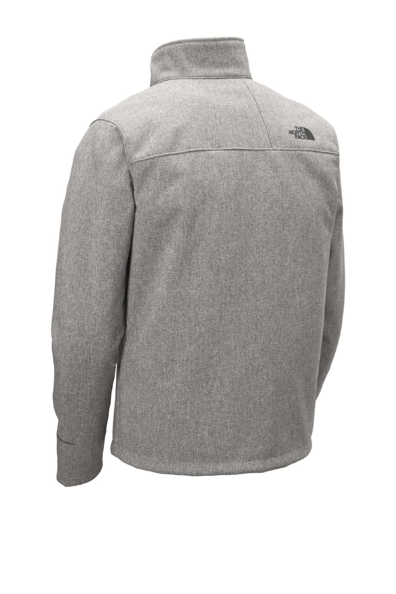 TNF Medium Grey Heather / SM Custom The North Face Mens Apex Barrier Soft Shell Jacket