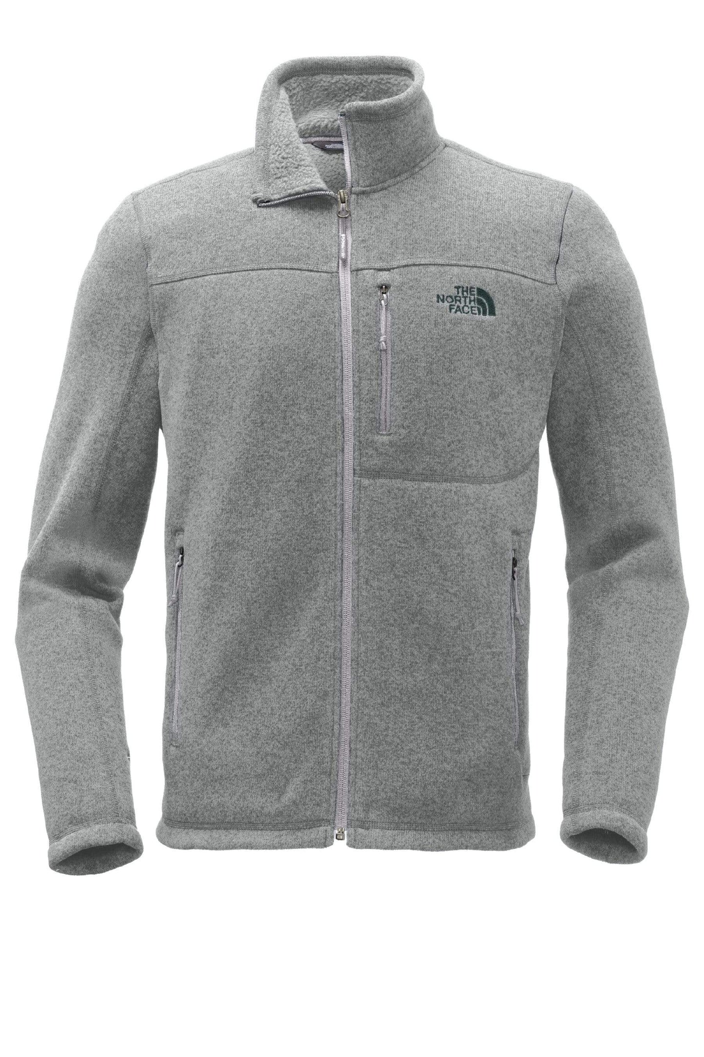 TNF Medium Grey Heather / SM Custom The North Face Sweater Fleece Jacket