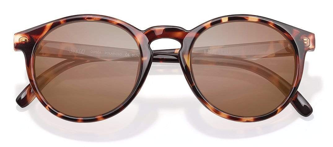 Tortoise Amber Custom Sunski Dipsea Polarized Sunglasses