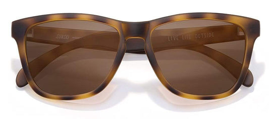 Tortoise Brown Custom Sunski Madrona Polarized Sunglasses