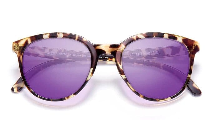 Tortoise Purple Custom Sunski Makani Sunglasses