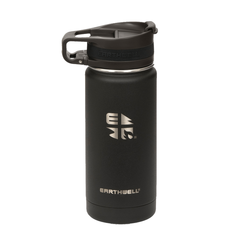 Volcanic Black / 16 oz Custom EARTHWELL Roaster™ Loop Bottle