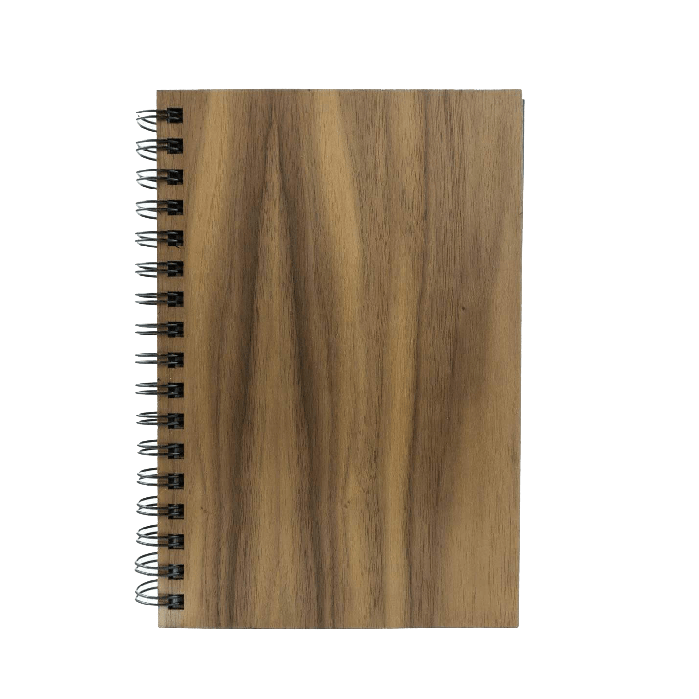 Custom Classic Wood Spiral Journal Corporate Merch Clove & Twine