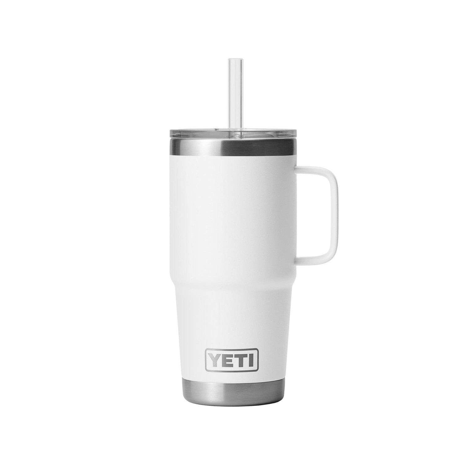 YETI Rambler 14 oz Black Mug With Clear Drink Through Lid - Coffee Tea Cup