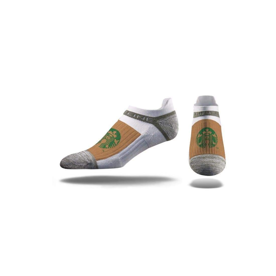 White / Ankle Custom Custom Printed Premium Socks