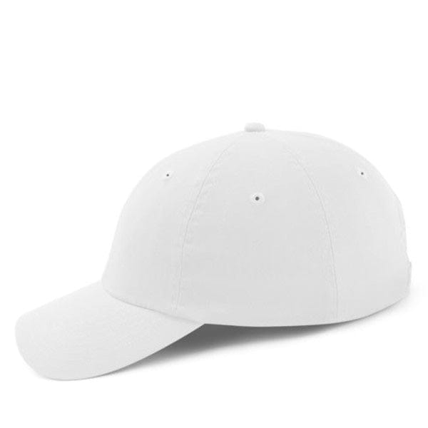 White Custom Buckle Cap