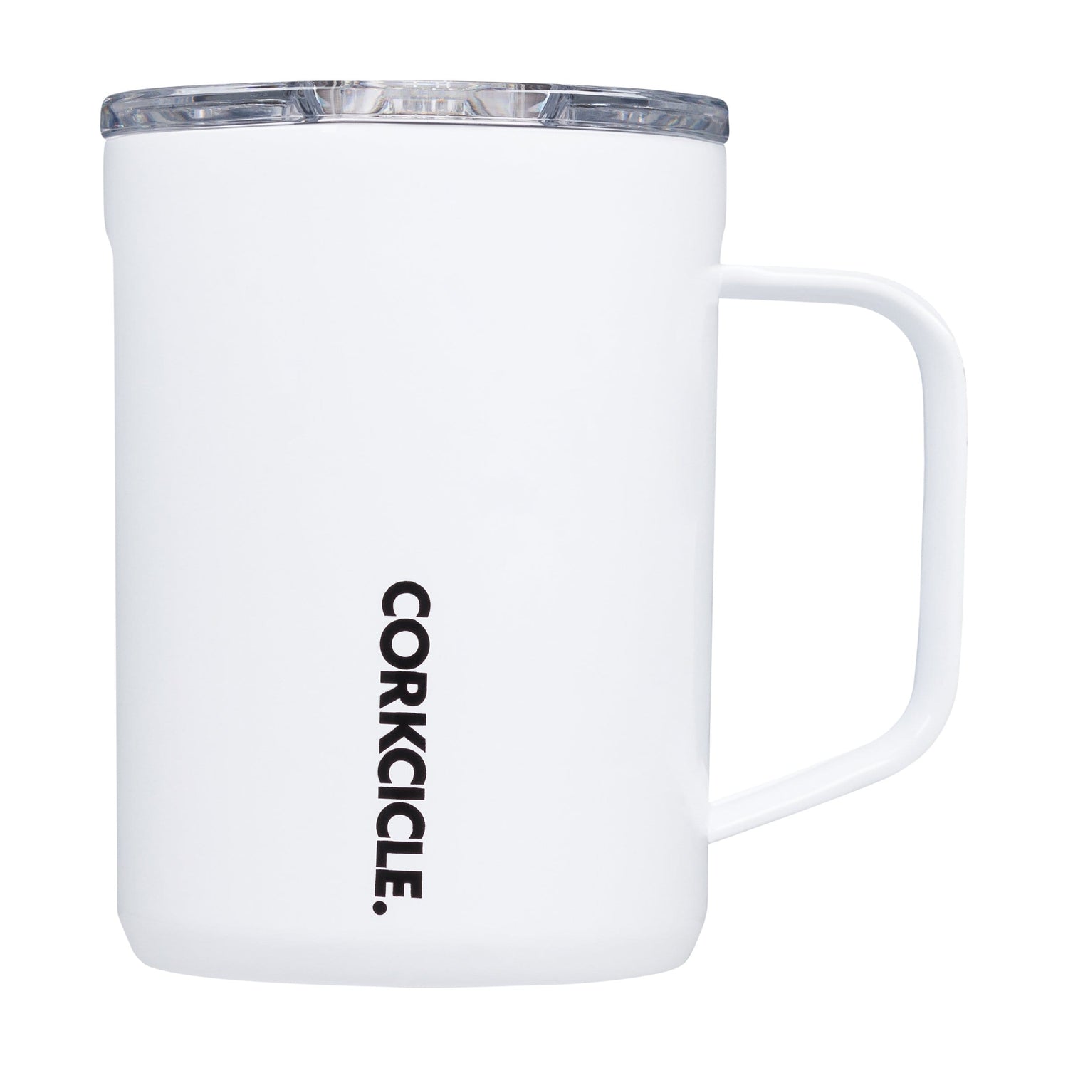 White Custom Corkcicle Coffee Mug 16 oz