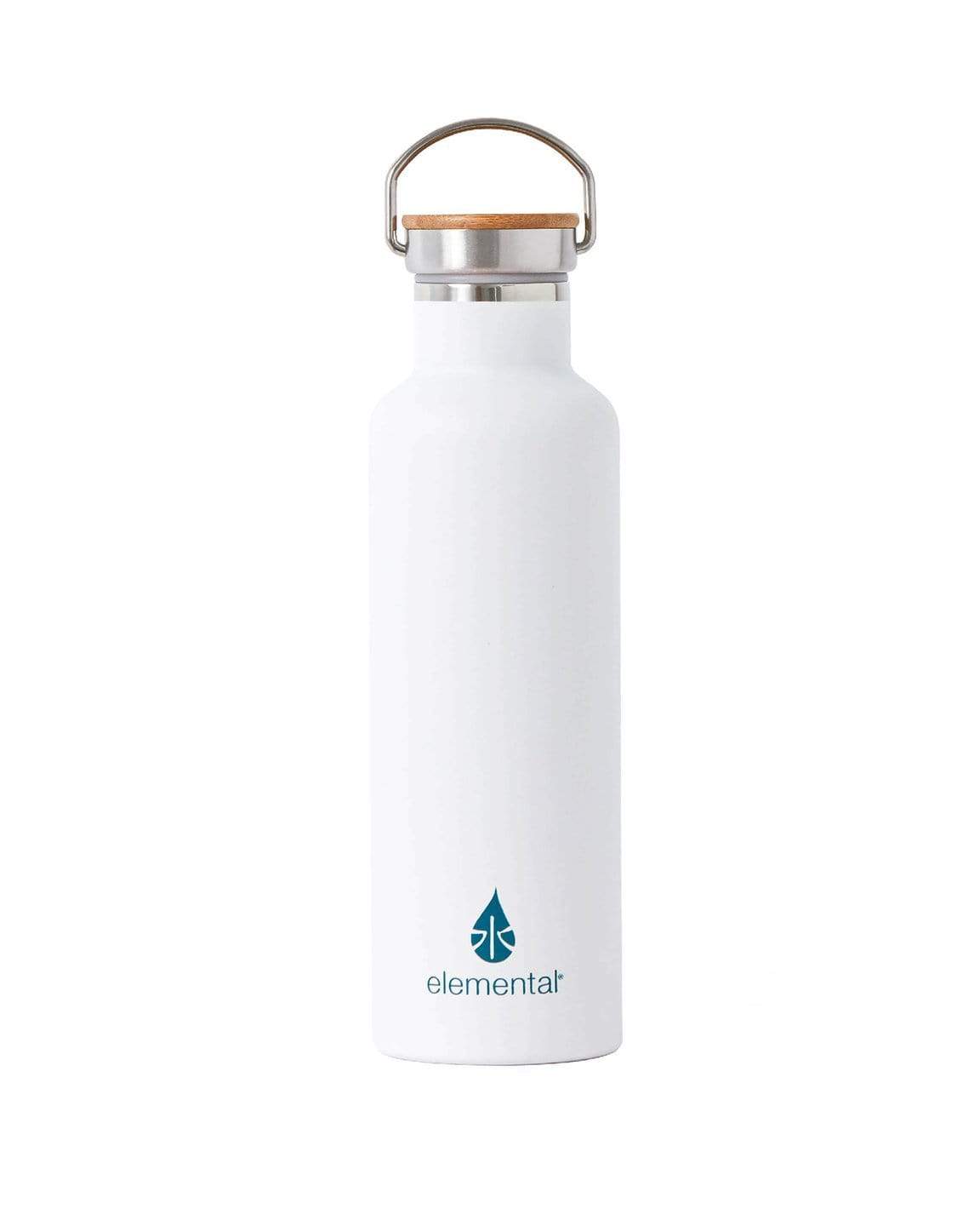 White Custom Elemental Bottle - 25oz