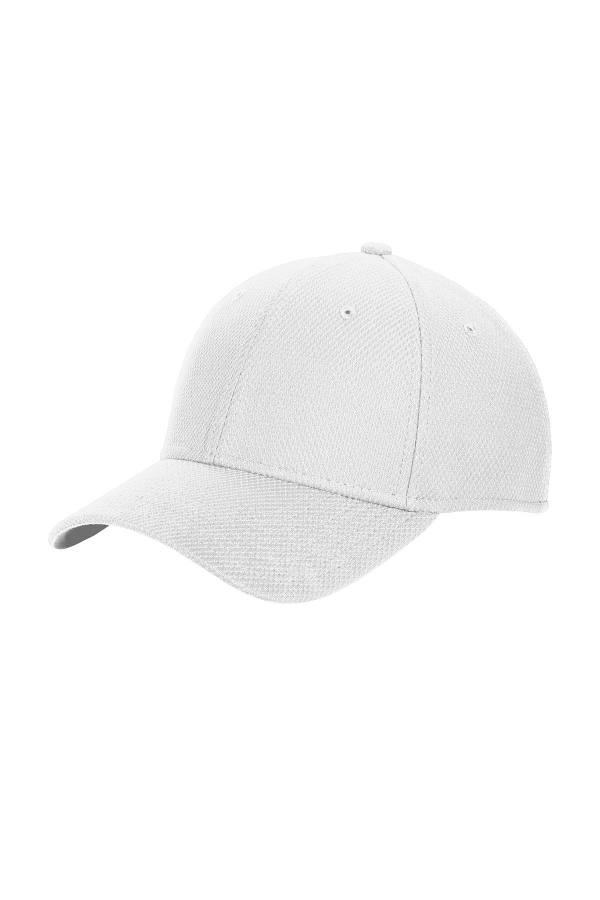 White Custom New Era Diamond Era Stretch Cap