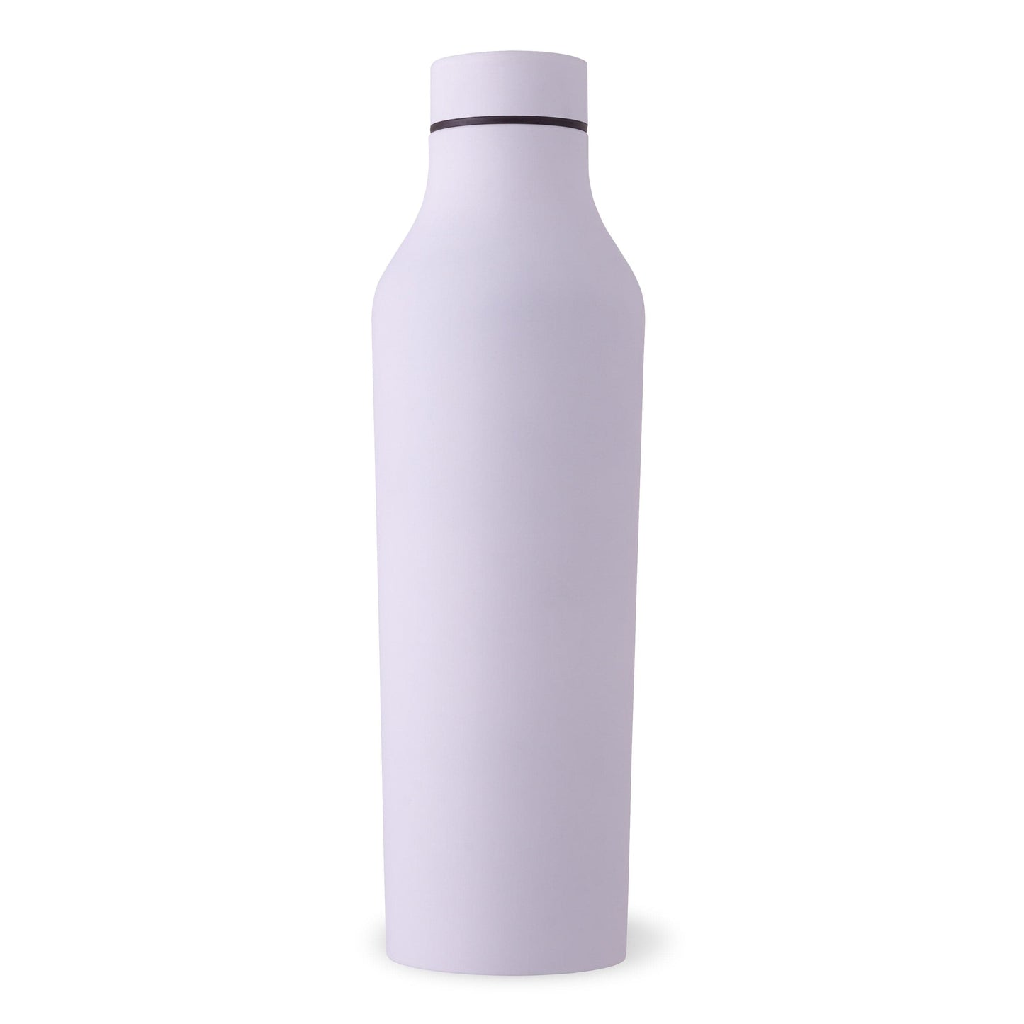 White Custom Soft Touch Water Bottle