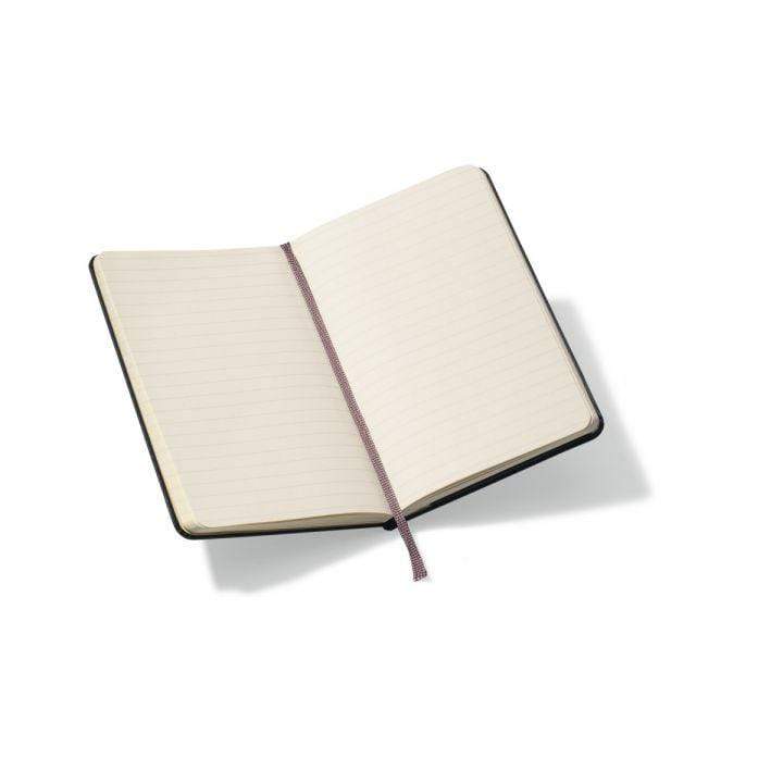 White / Pocket Custom Moleskine Hard Cover Ruled Notebook