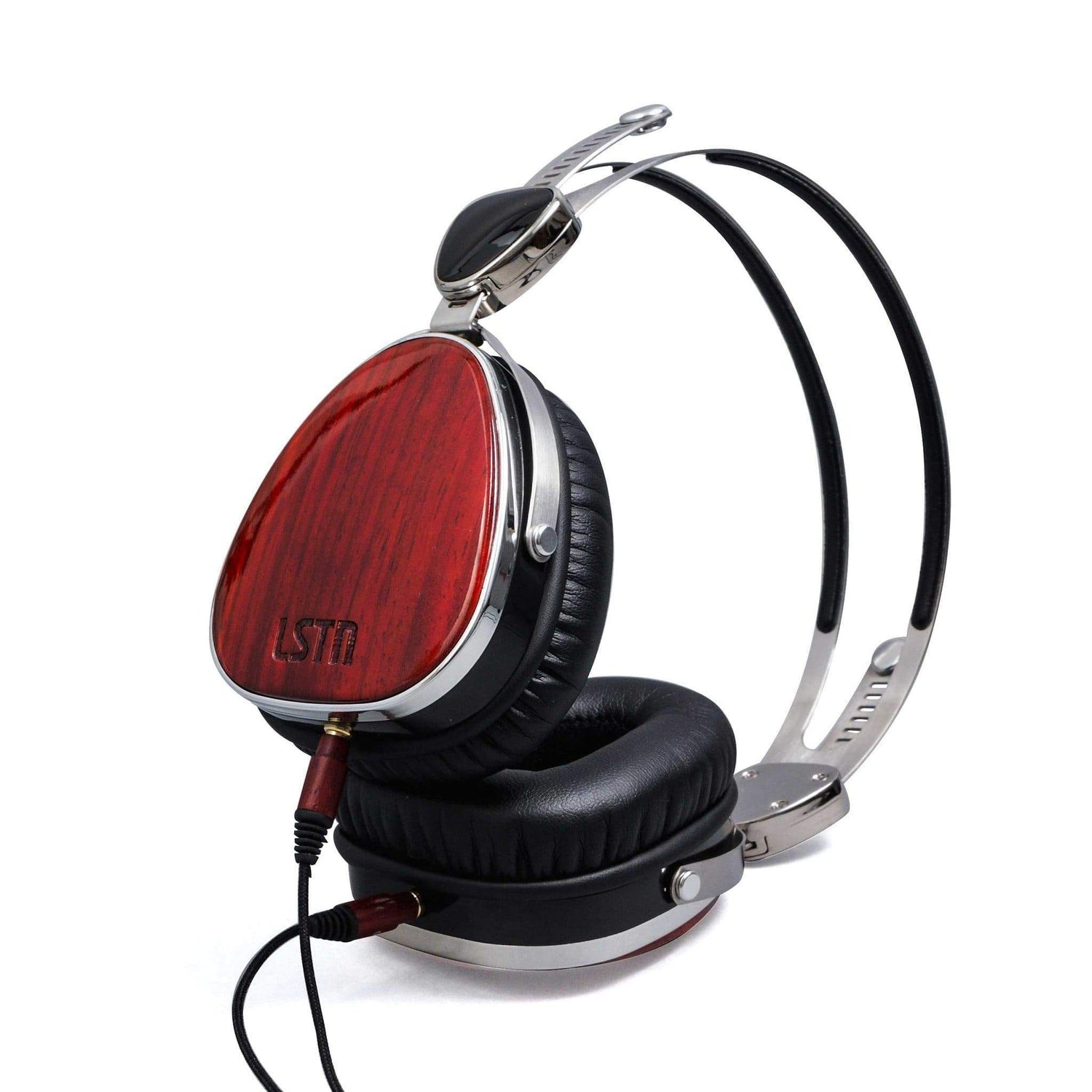 Headphone stand cherry wood