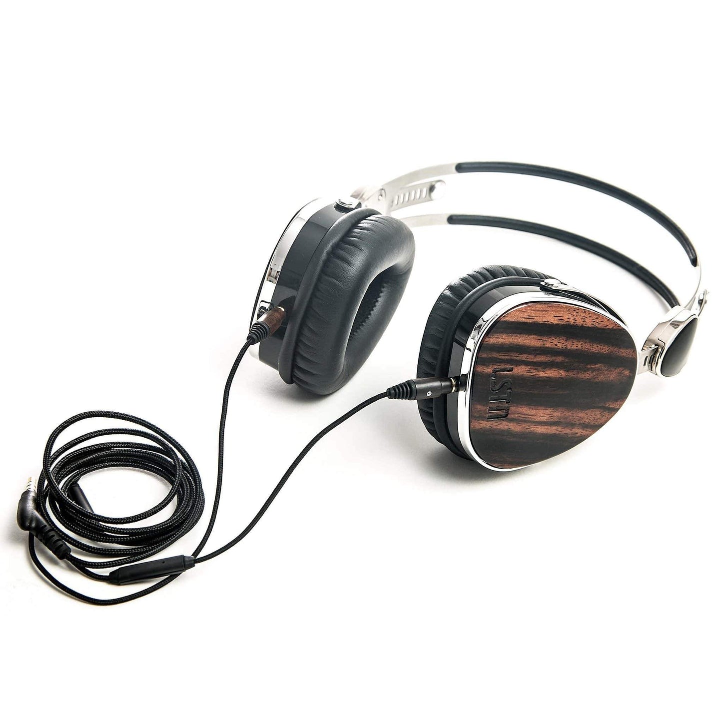 Wireless / Zebra Custom The Troubadour Wood Headphones