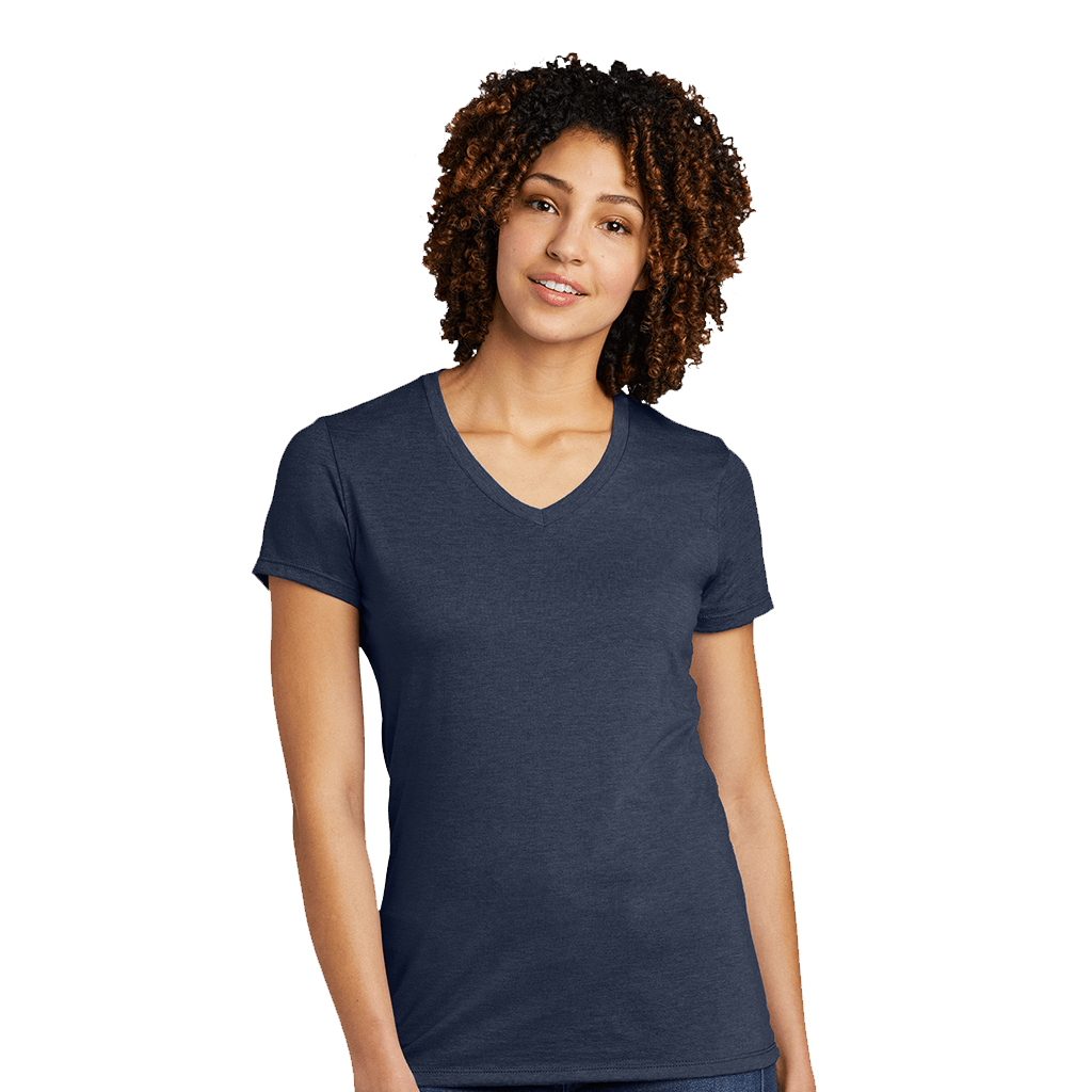 Allmade Women's Tri-Blend V-Neck T-Shirt