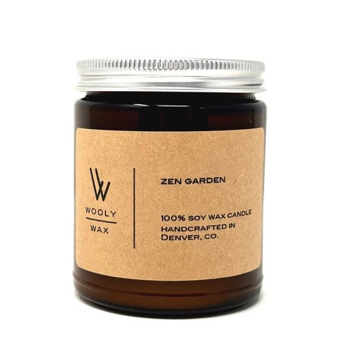 Zen Garden / 8 oz Custom Wooly Wax Candle